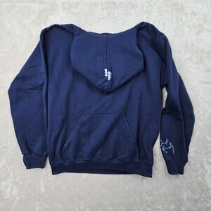 Dermot Kennedy Hoodie Mens Medium Navy Blue You Wont Go Lonely Tour Signature